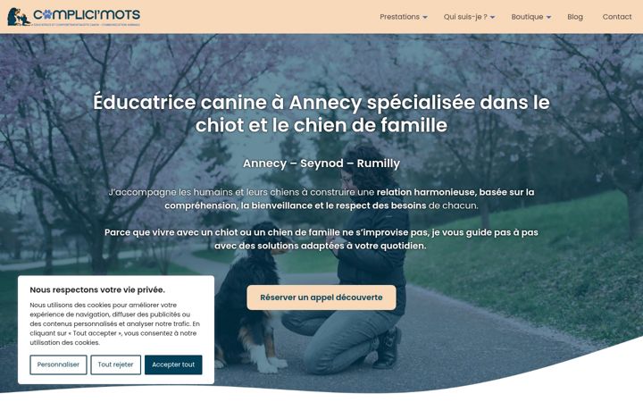 Ekrano kopija complicimots.fr