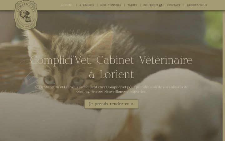 Screenshot of complicivet.com