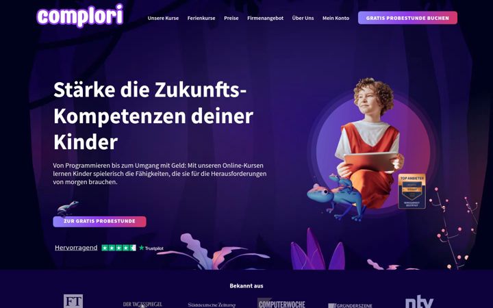 Screenshot of complori.com