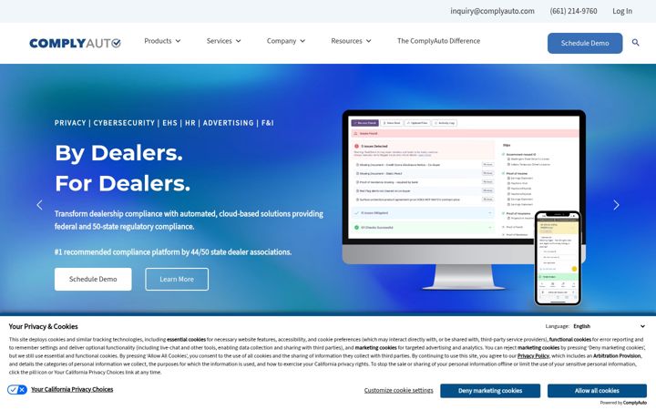 Zrzut ekranu complyauto.com