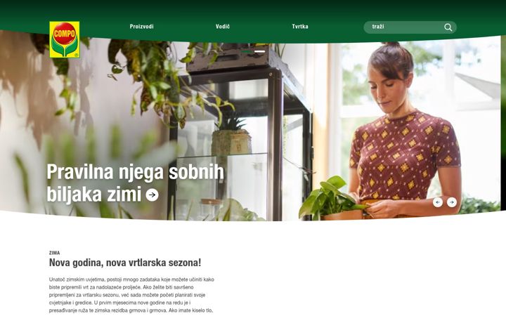 Screenshot of compo.hr