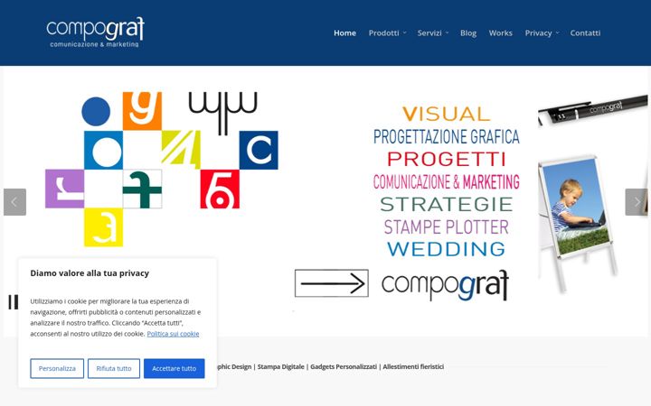 Screenshot of compografsrl.it