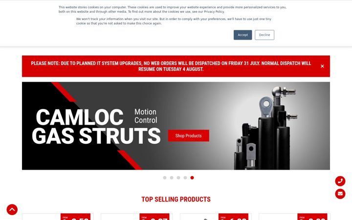 Screenshot of components-direct.com