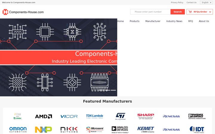 Zrzut ekranu components-house.com