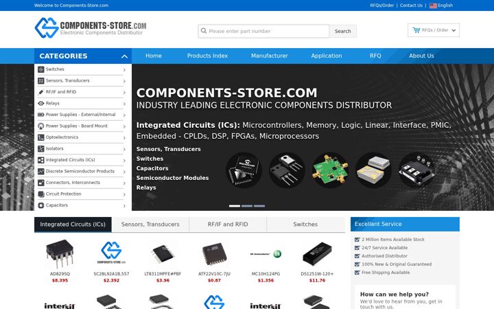 Screenshot von components-store.com