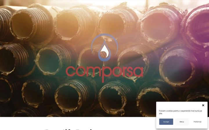 Screenshot of comporsa.ro