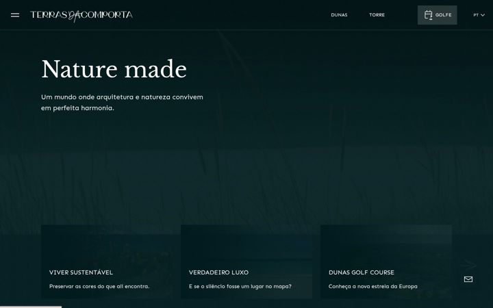 Screenshot of comporta.com