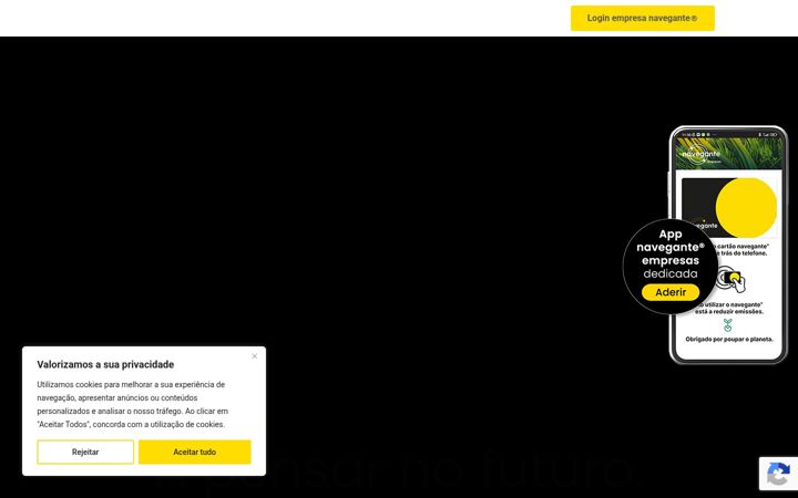 Screenshot of comportamentosustentavel.pt