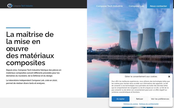 Screenshot of compose-tech-industrie.fr