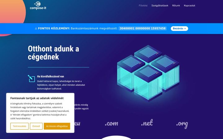 Screenshot of composeit.hu