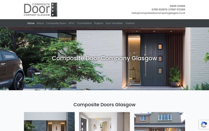 Screenshot of compositedoorcompanyglasgow.co.uk