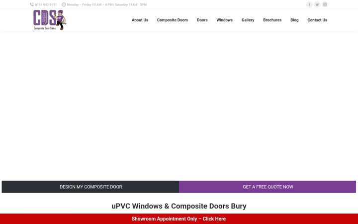 Screenshot of compositedoorsales.co.uk