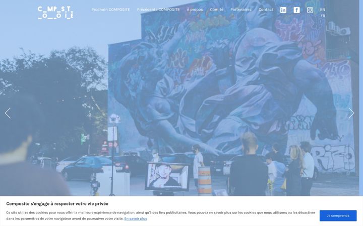 Screenshot of compositemtl.ca