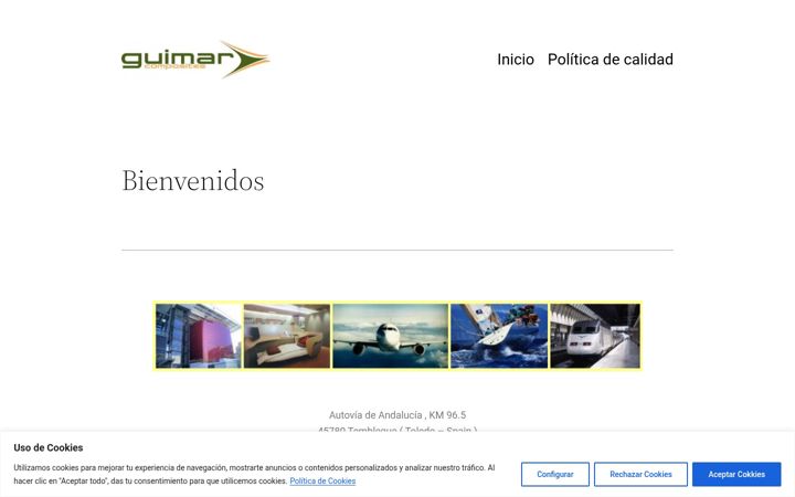 Screenshot of composites-guimar.com