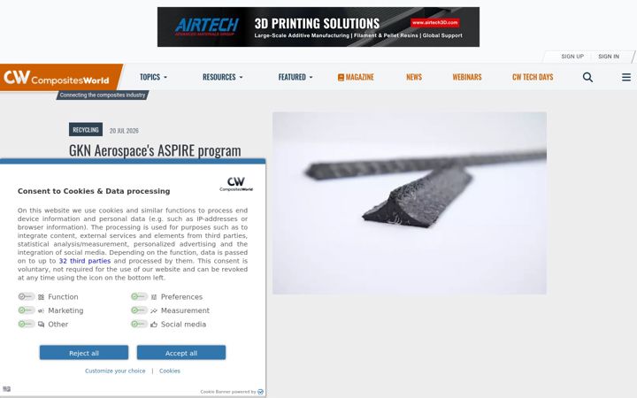 Screenshot of compositesworld.com