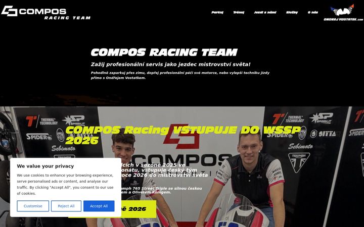 Screenshot of composracing.com