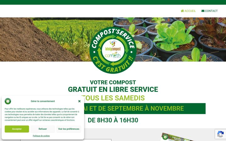 Screenshot of compost-service.fr