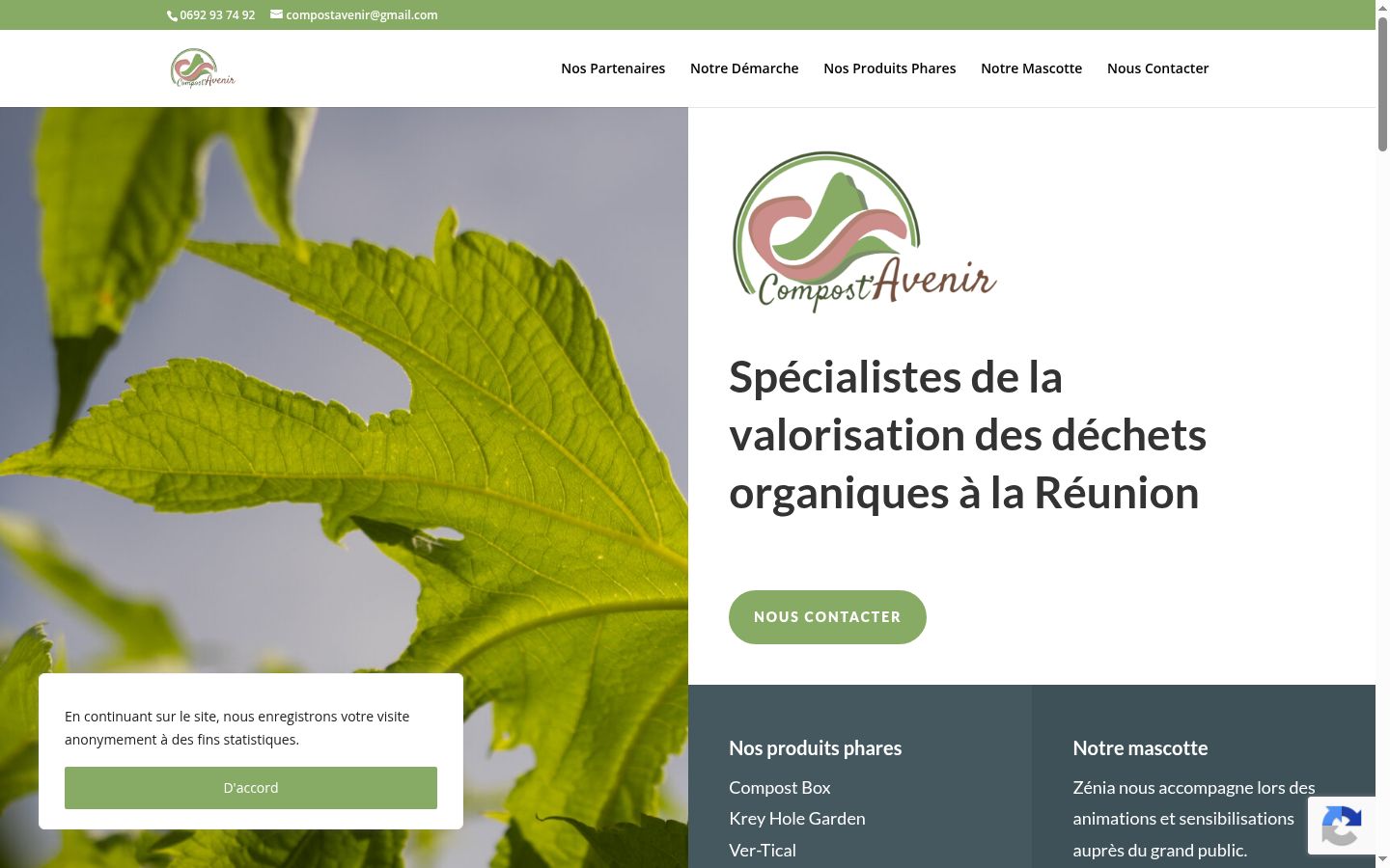 Screenshot tal-banner tal-kunsens muri qabel kwalunkwe interazzjoni