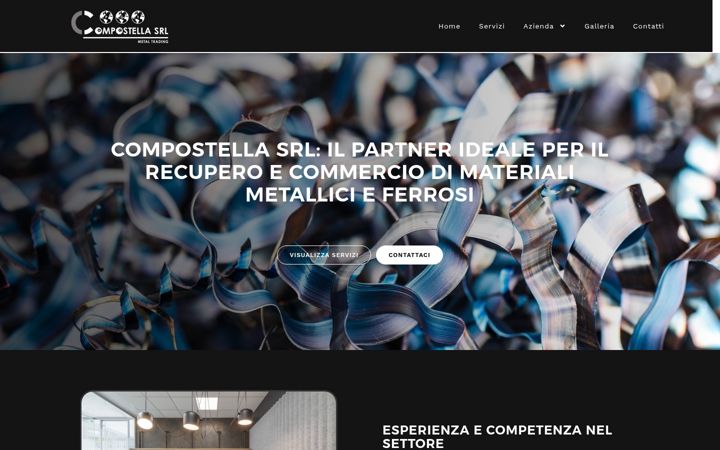 Screenshot of compostellametaltrading.com