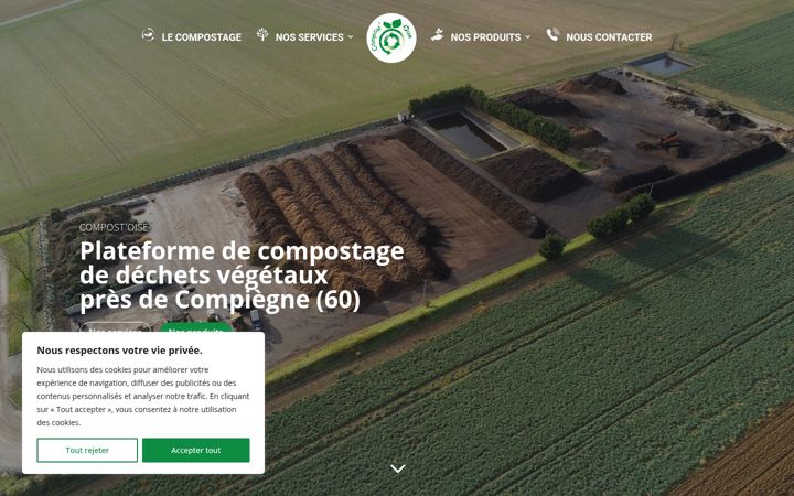 Ekrano kopija compostoise.fr