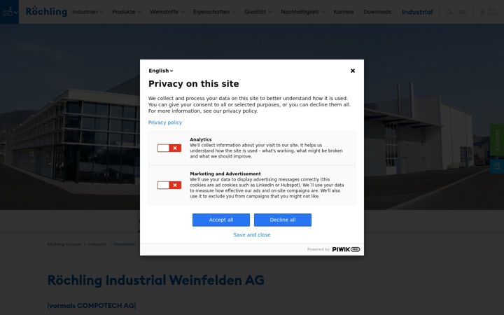 Screenshot of compotech.ch