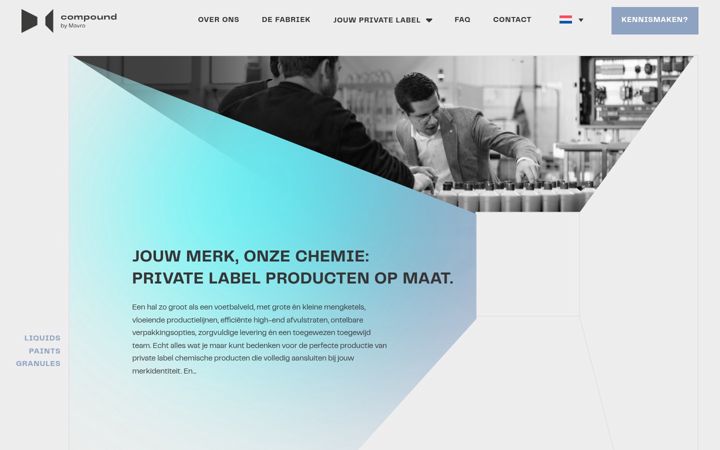 Screenshot of compound.nl