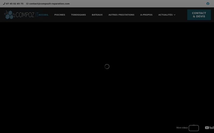Screenshot of compozit-reparation.com
