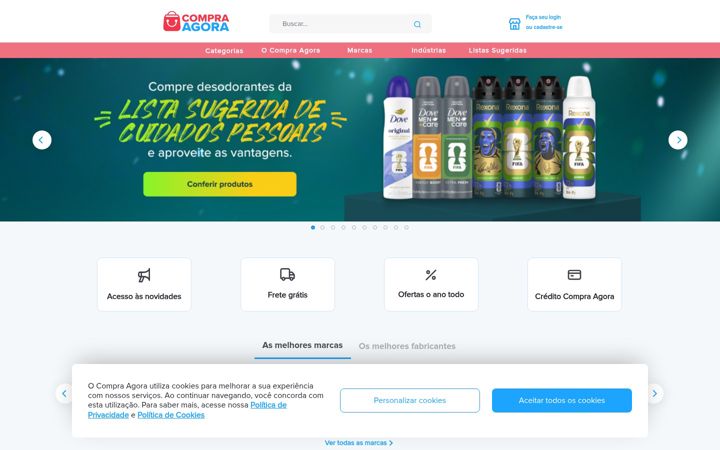 Ekraanipilt saidist compra-agora.com