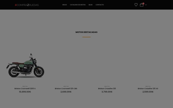 Screenshot of compra2ruedas.com