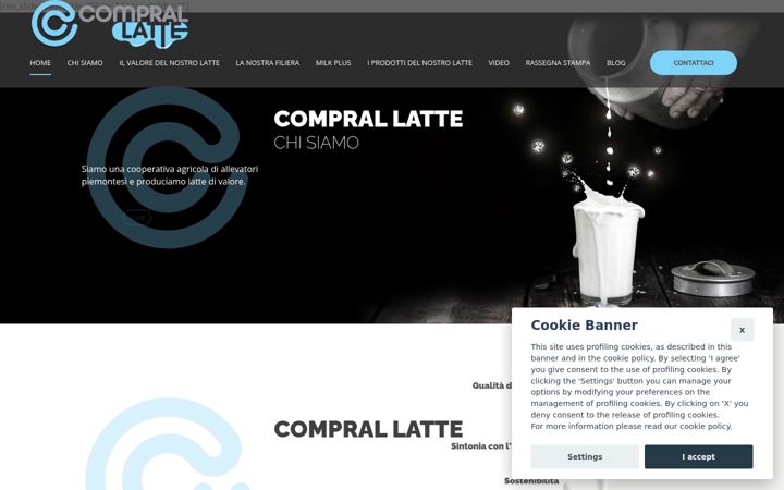 Screenshot of comprallatte.it