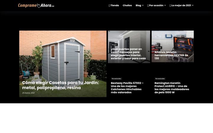 Screenshot of comprameahora.com