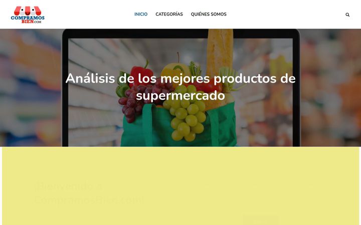 Screenshot of compramosbien.com
