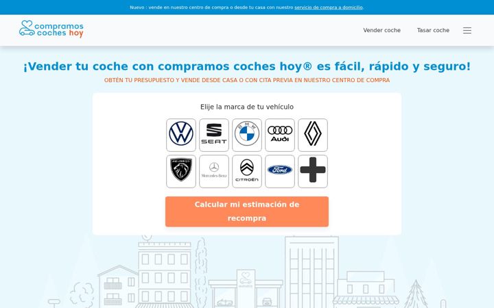 Screenshot van compramoscocheshoy.es