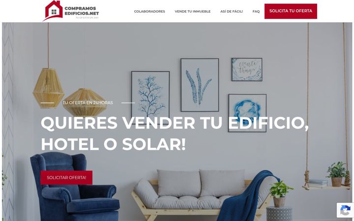 Screenshot of compramosedificios.net