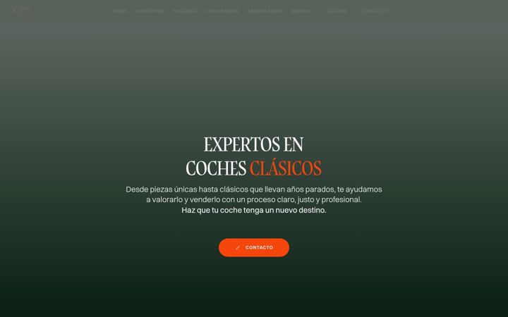 Screenshot of compramostucocheclasico.es