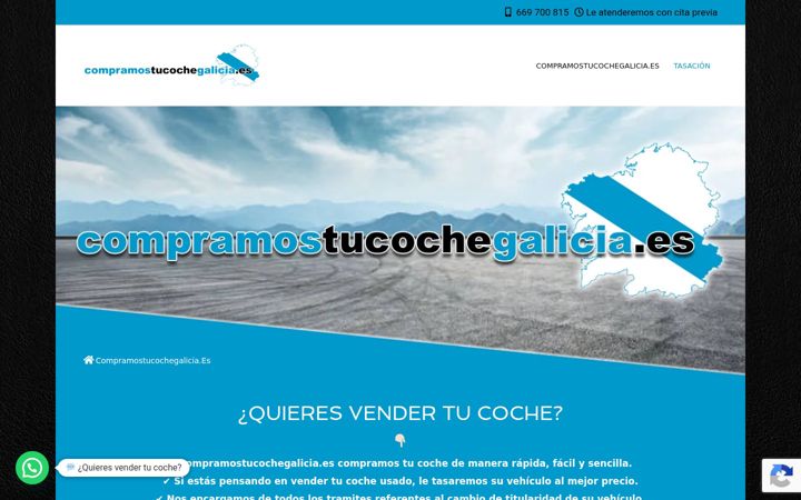 Screenshot of compramostucochegalicia.es