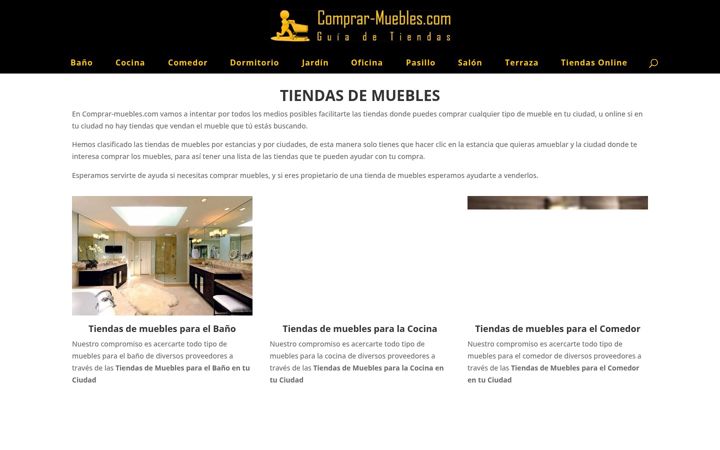 Screenshot of comprar-muebles.com