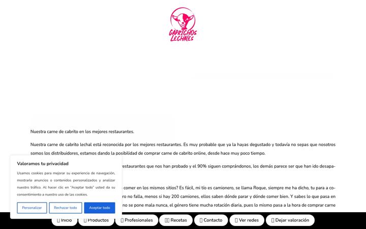 Screenshot stránky comprarcabrito.es