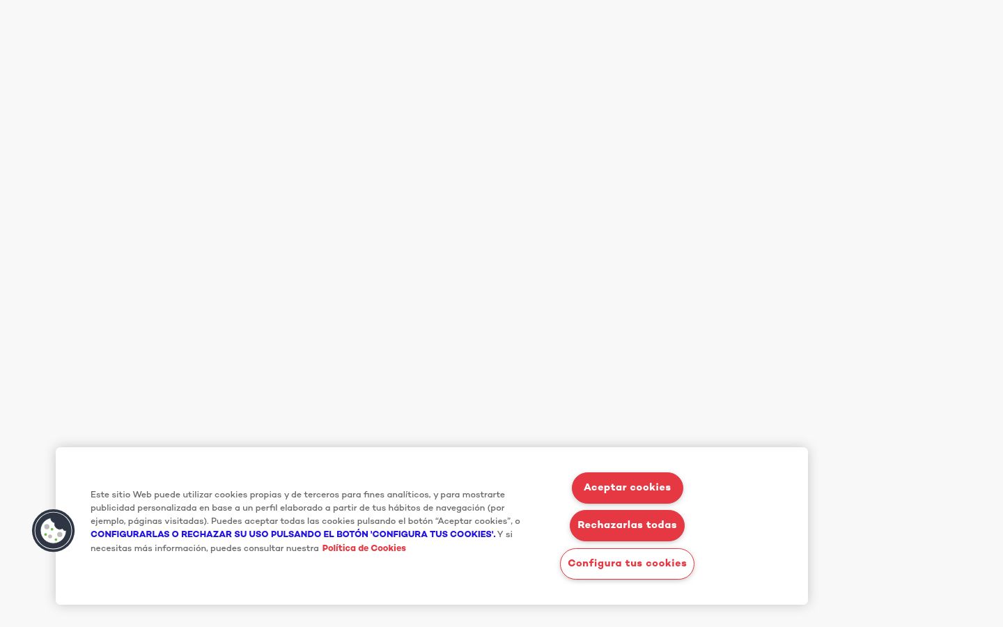 Capture d'écran de la bannière de consentement affichée avant toute interaction