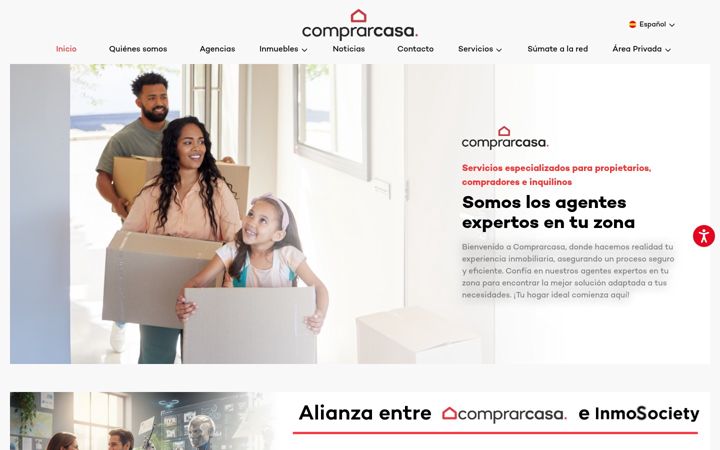 Screenshot of comprarcasa.com