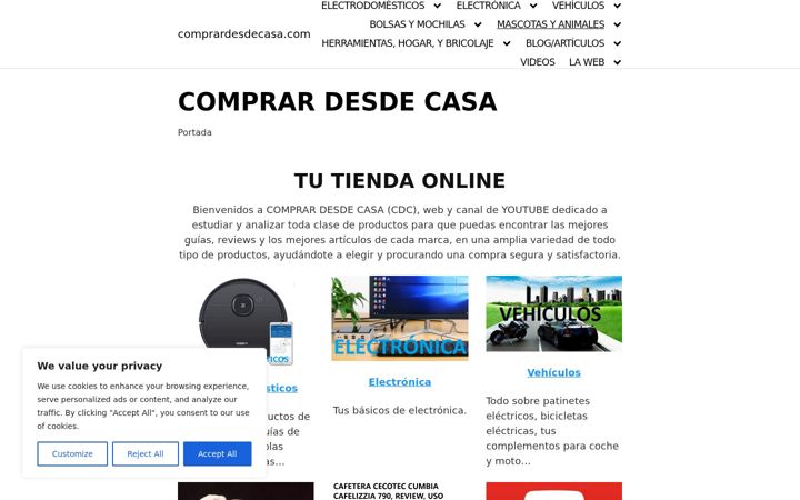 Screenshot of comprardesdecasa.com
