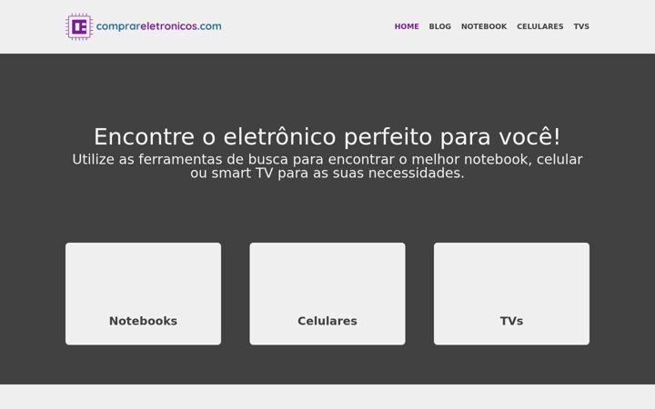 Screenshot of comprareletronicos.com