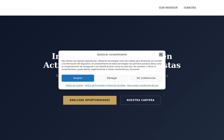 Screenshot of comprarensubasta.com