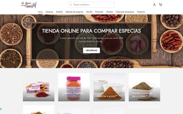 Screenshot of comprarespecias.net