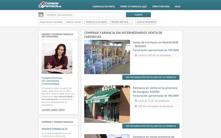 Screenshot of comprarfarmacia.es