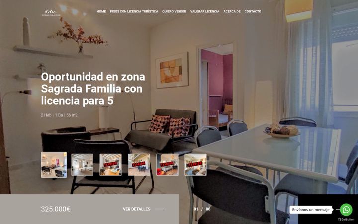 Screenshot of comprarpisoturistico.com