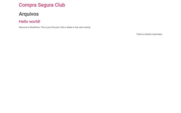 Screenshot of compraseguraclub.com