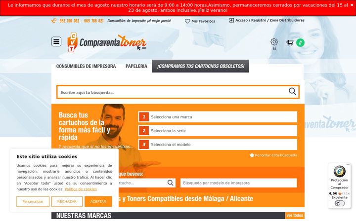 Screenshot of compraventatoner.com