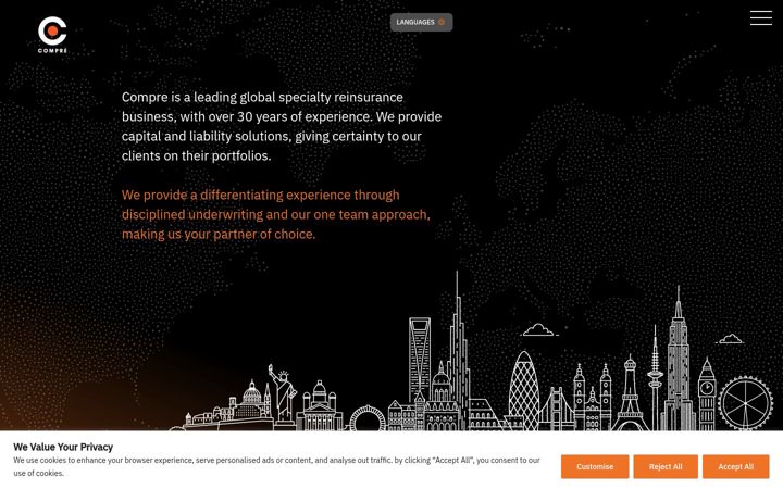 Screenshot of compre-group.com