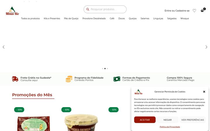 Ekrano kopija compreconexaominasrio.com.br